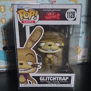 Funko Pop! Games Glitchtrap Figure - Brown and Purple